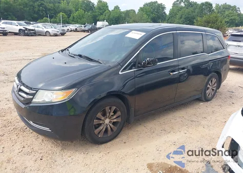 2014 Honda Odyssey Ex-L из США, поврежденный, VIN 5FNRL5H63EB095053